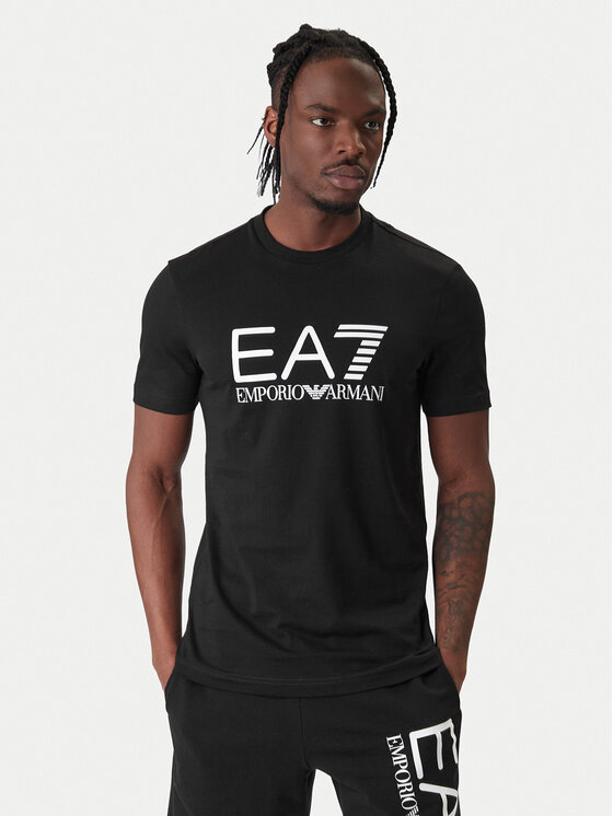 EA7 Emporio Armani Tricou 7M001412 AF22264 UC001 Negru Regular Fit