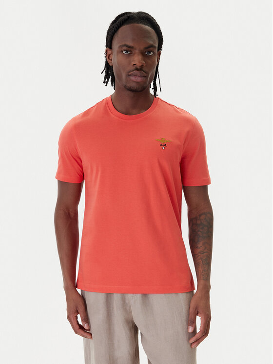 Aeronautica Militare Tricou 261TS1580UJ00372 Portocaliu Regular Fit