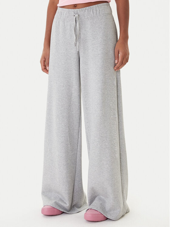 Juicy Couture Pantaloni trening Annen JCWBJ225320 Gri Wide Leg