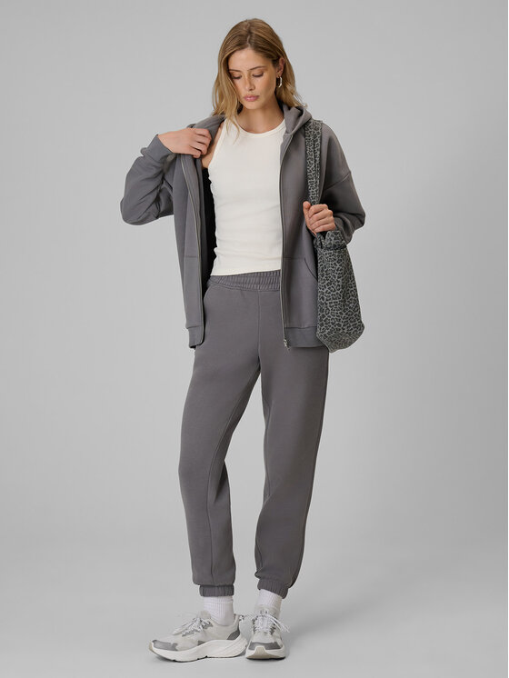 4F 4F Bluza BASIC+ Szary Regular Fit