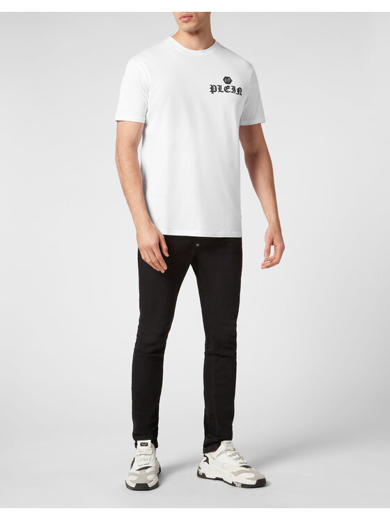 PHILIPP PLEIN PHILIPP PLEIN T-shirt 433 Bianco Regular Fit