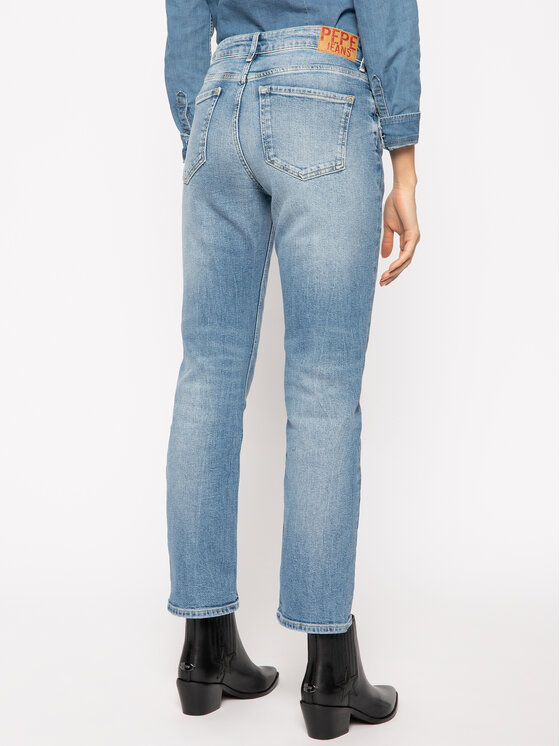 Pepe Jeans Pepe Jeans Džínsy Mary PL203057 Tmavomodrá Straight Fit