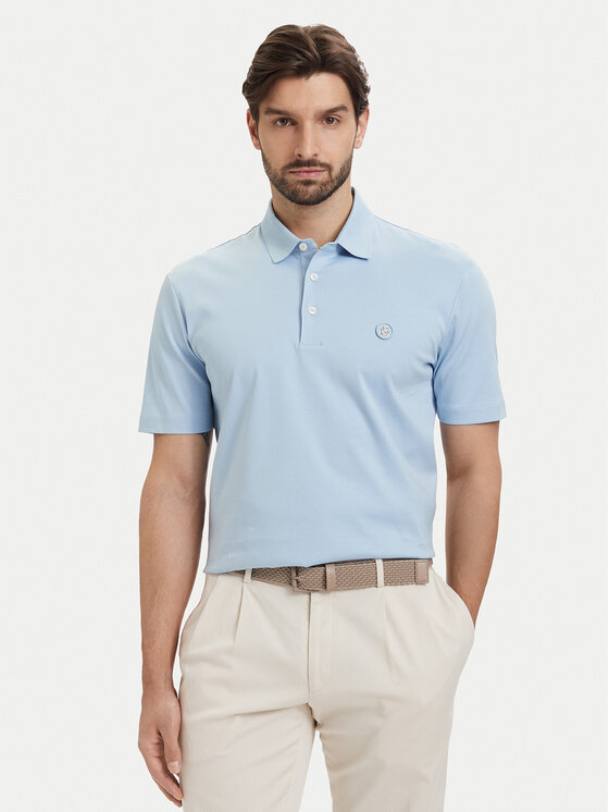 BOSS BOSS Polokošeľa C-Parris 50555829 Svetlo modrá Regular Fit