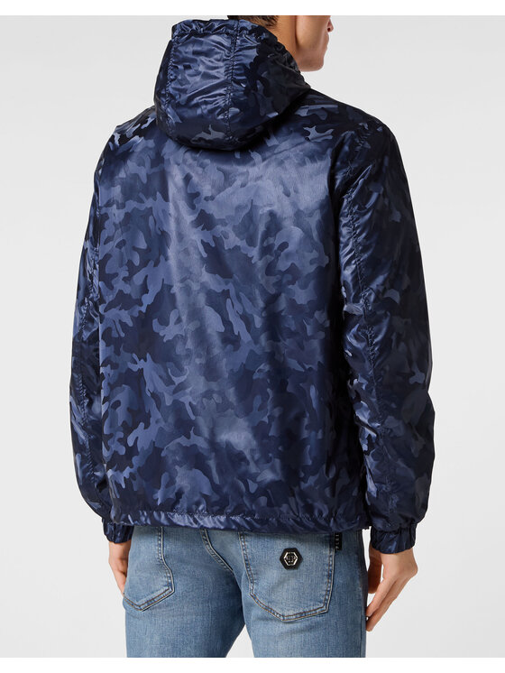 PHILIPP PLEIN PHILIPP PLEIN Větrovka 9789 Světle modrá Regular Fit