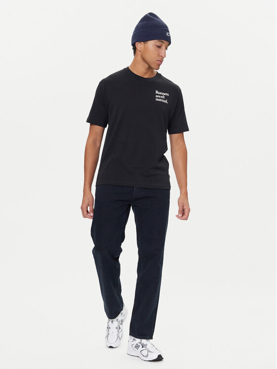 New Balance New Balance Marškinėliai MT53921 Juoda Regular Fit