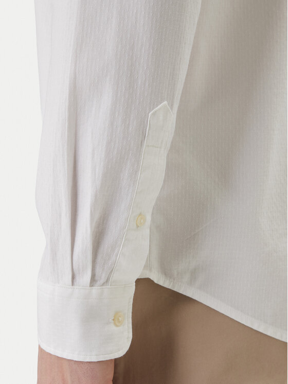 Tommy Hilfiger Tommy Hilfiger Cămașă MW0MW42442 Alb Slim Fit