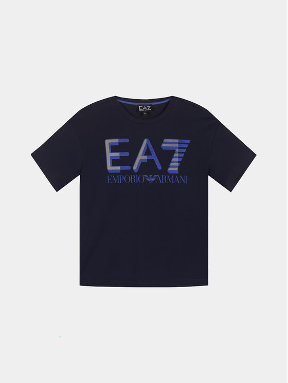 EA7 Emporio Armani T-krekls 6RBT58 BJ02Z 1554 Tumši zils Regular Fit