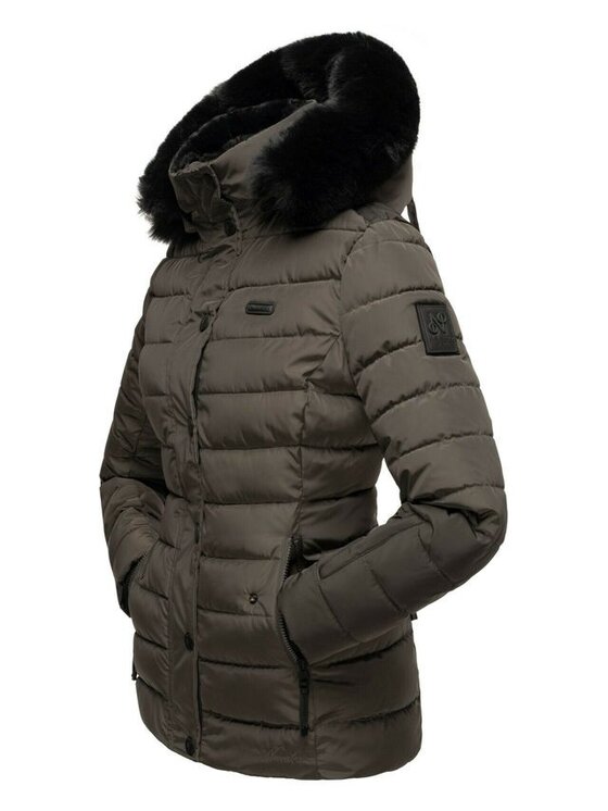 Navahoo Navahoo Kurtka zimowa Milianaa Czarny Casual Fit