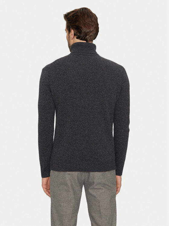 Sisley Sisley Rollkragenpullover 1244S200I Grau Regular Fit
