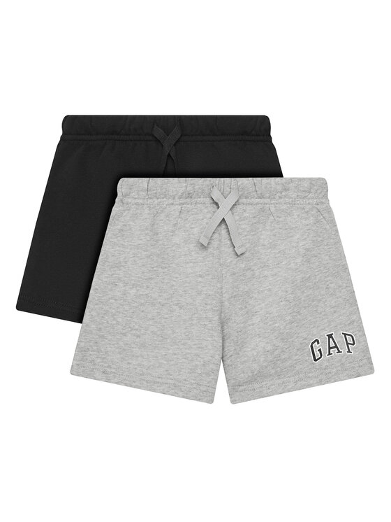 Gap Gap 2er-Set Sportshorts 723598 Schwarz Regular Fit