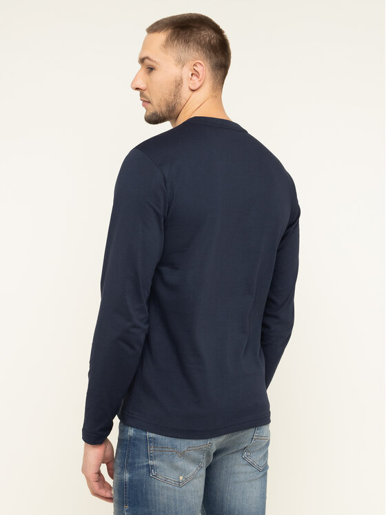 Calvin Klein Calvin Klein Longsleeve Logo K10K104690 Dunkelblau Regular Fit