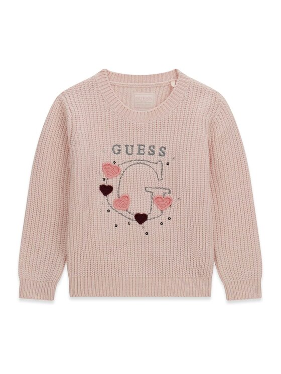 Guess Kids Guess Kids Sweter 180500 Różowy Classic Fit