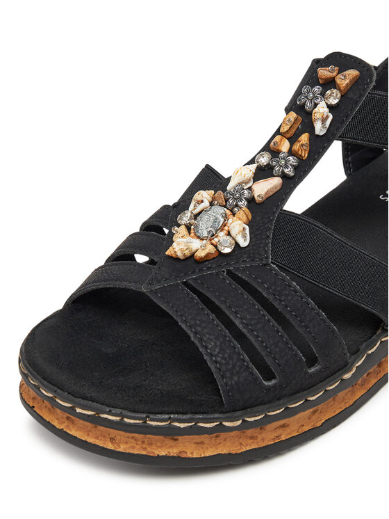 Rieker Rieker Sandalen 62949-00 Schwarz