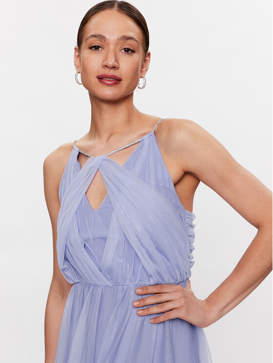 Rinascimento Rinascimento Večernja haljina CFC0019003002 Ljubičasta Regular Fit