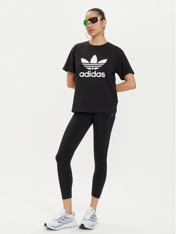 adidas adidas T-Shirt Trefoil IR9533 Μαύρο Regular Fit