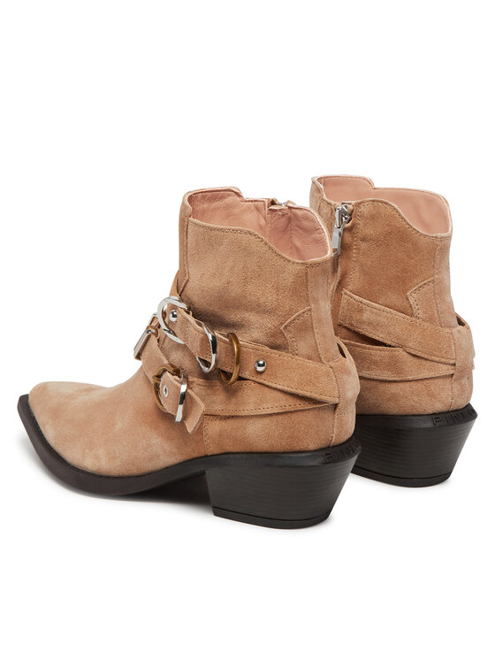 PINKO PINKO Kaubojiški batai Tex 13 SD0343 P002 Smėlio