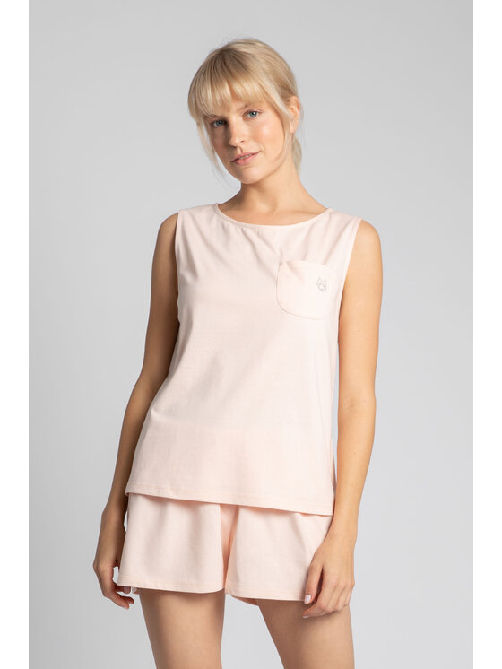 LaLupa LaLupa Bluzka LA015 Różowy Comfortable Fit