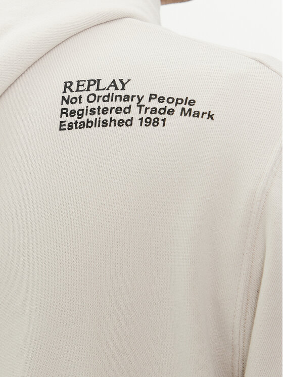 REPLAY Replay Суитшърт M6702A.000.23650P Бежов Regular Fit