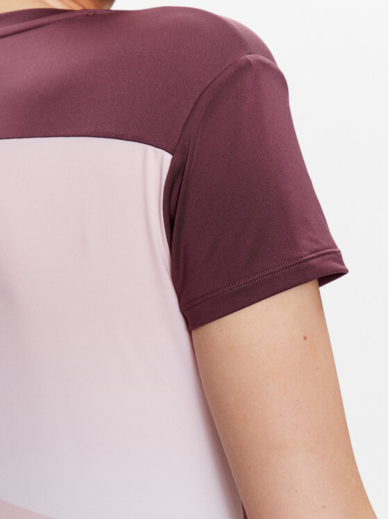 CMP CMP Тениска от техническо трико 33N6186 Бордо Regular Fit