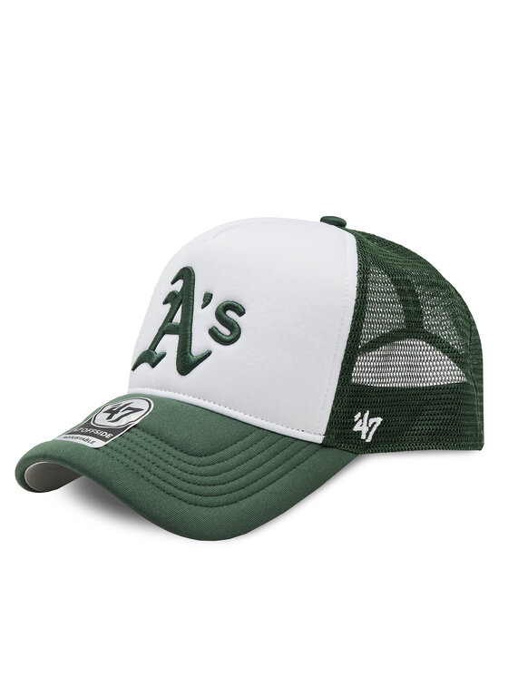 Șapcă 47 Brand Oakland Athletics Tri Tone Foam Offside TRTFM18KPP Verde