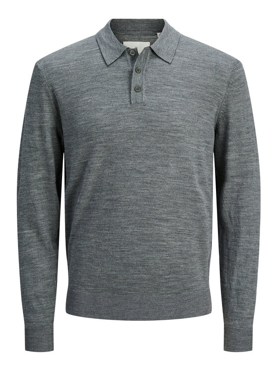 Jack & Jones Jack & Jones Pulover Merino 12281757 Gri Regular Fit