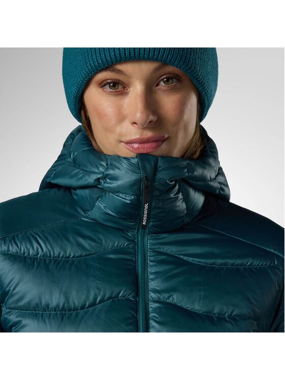 Rossignol Rossignol Kurtka outdoor W Verok Down Hoodie Jacket Zielony Regular Fit