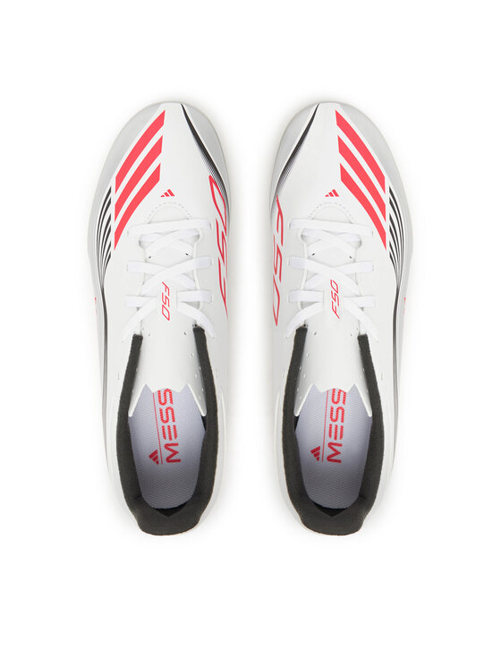 adidas adidas Futbalové topánky F50 Messi Club JP7445 Biela