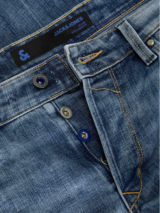 Jack & Jones Jack & Jones Jeansy Glenn 12253296 Niebieski Slim Fit