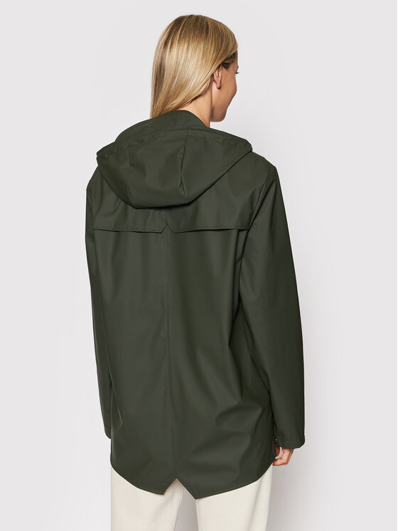 Rains Rains Větrovka Unisex 12010 Zelená Regular Fit