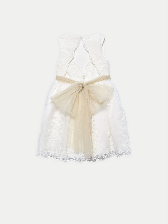 Abel & Lula Abel & Lula Elegantes Kleid 5037 Écru Regular Fit
