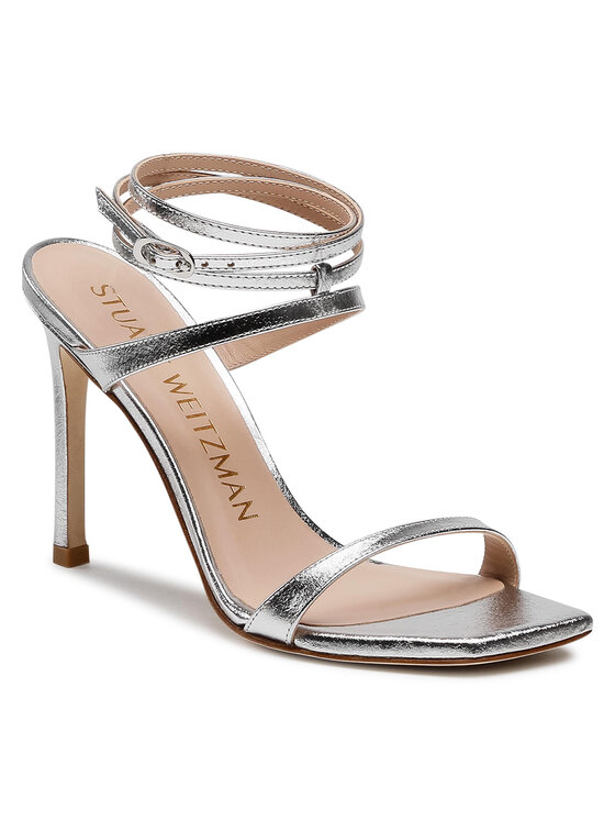 Stuart Weitzman Stuart Weitzman Sandale Ellise S0897 Srebrna