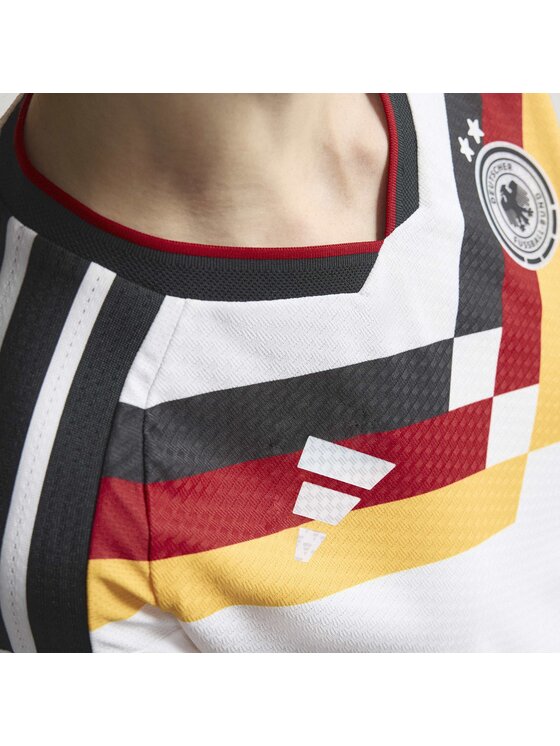 adidas adidas Koszulka techniczna Germany 26 Women's Team Home Authentic Jersey Biały Regular Fit