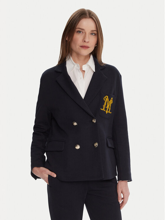 Maryley Maryley Σακάκι 25IB288/M02/07BL Σκούρο μπλε Regular Fit