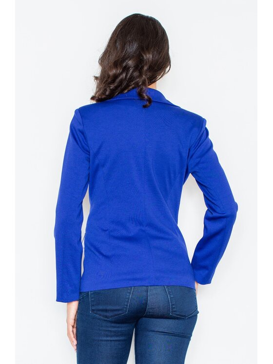 FIGL FIGL Marynarka M085 Niebieski Slim Fit