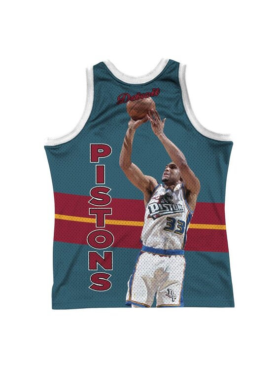 Mitchell & Ness Mitchell & Ness Tank top Detroit Pistons Grant Hill Niebieski Standard Fit
