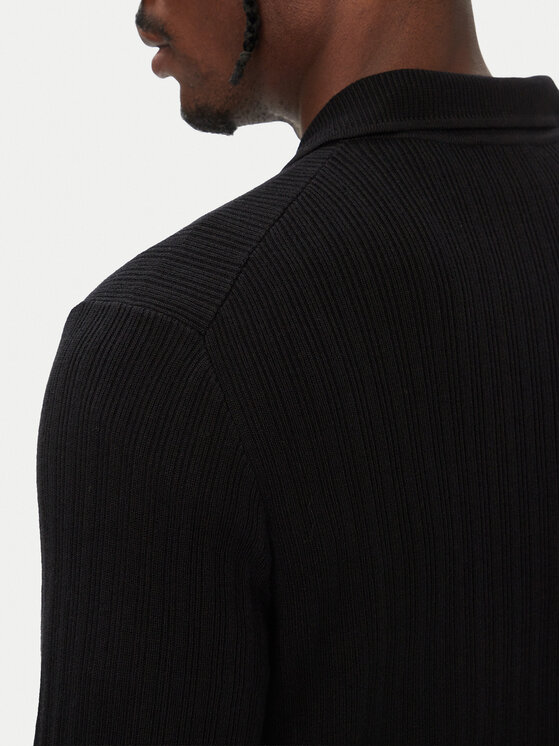 HUGO HUGO Sweter Sastaron 50570380 Czarny Regular Fit
