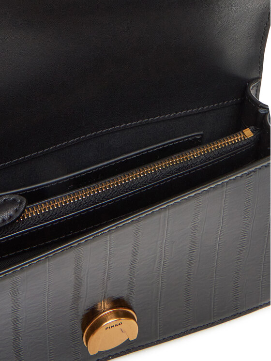 PINKO PINKO Handtasche Love One Mini Dc PE 25 PLTT 100074 A1VE Schwarz