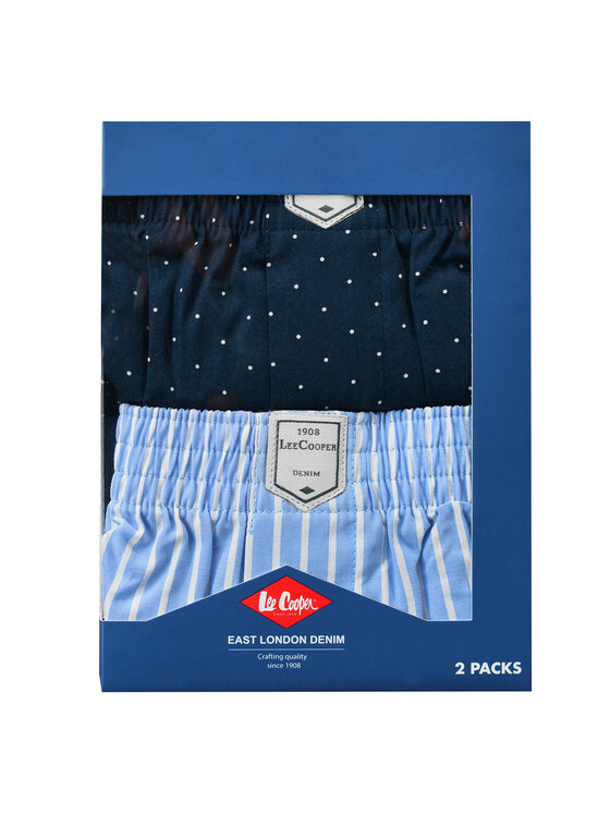 Lee Cooper Lee Cooper Bokserki BOX26-006 Niebieski