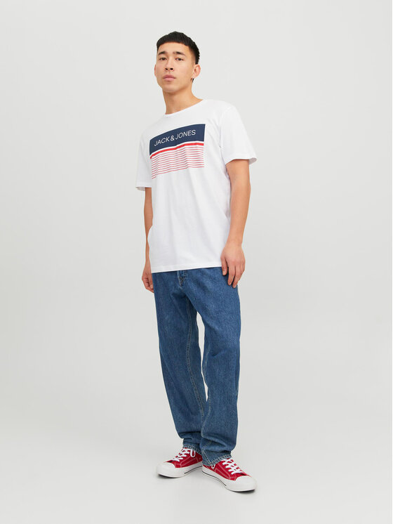 Jack & Jones Jack & Jones Set di 3 T-shirt 12234413 Bianco Regular Fit