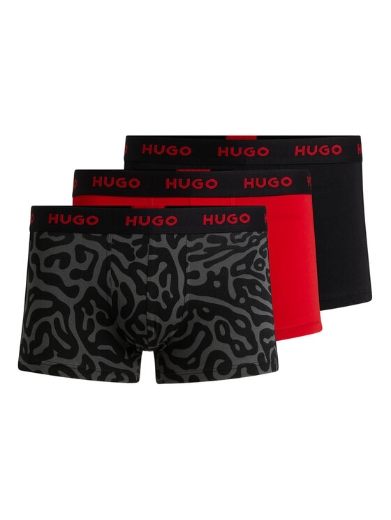 HUGO Hugo Bokserki 25982 Czerwony
