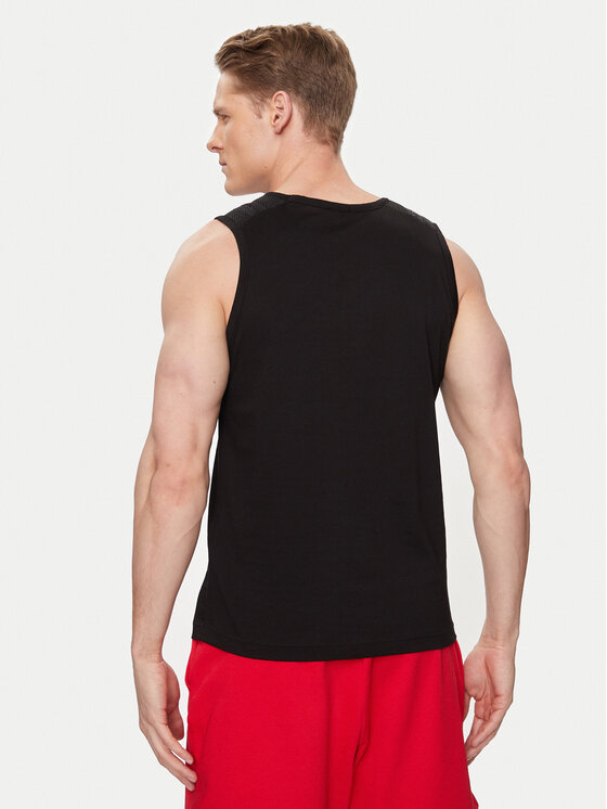 EA7 Emporio Armani EA7 Emporio Armani Tank top marškinėliai 3DPH05 PJ02Z 0200 Juoda Regular Fit