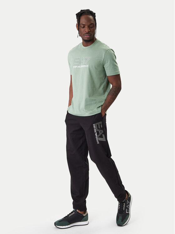 EA7 Emporio Armani EA7 Emporio Armani Marškinėliai 7M001307 AF10375 U7243 Žalia Regular Fit