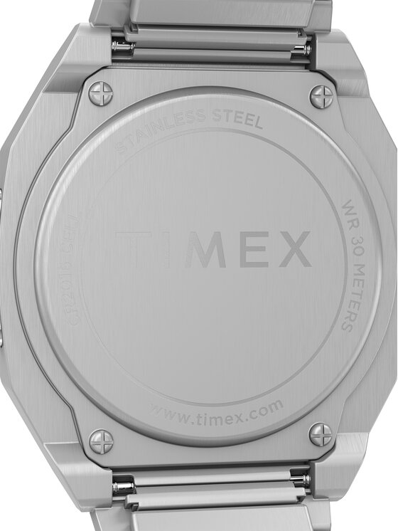 Timex Timex Sat T80 TW2W47700 Srebrna