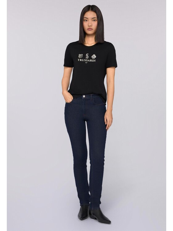 Trussardi Trussardi T-shirt G1166000198N033 Nero Regular Fit
