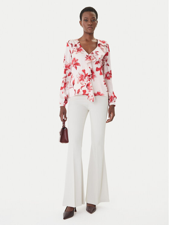 Artigli Artigli Hlače iz tkanine ACPA004355 Bež Regular Fit