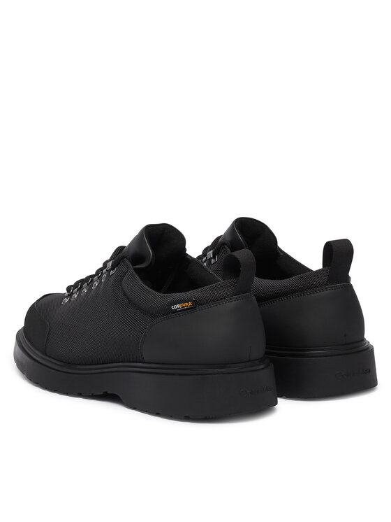Calvin Klein Calvin Klein Pusbačiai Combat Hiking Shoe Mix Mat Wl HM0HM02248 Juoda