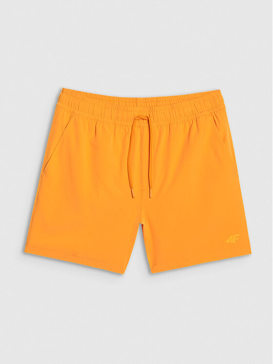 4F 4F Plážové šortky 4FWSS25UBDSM134-70S Oranžová Regular Fit