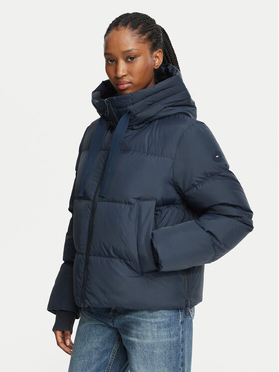 Tommy Hilfiger Tommy Hilfiger Winterjacke WW0WW53610 Dunkelblau Regular Fit