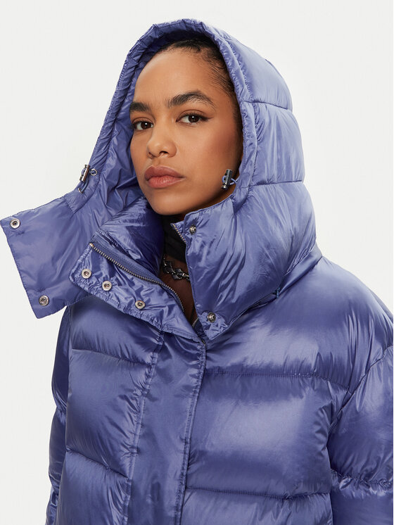 Patrizia Pepe Patrizia Pepe Kurtka puchowa 2O0050 A9M0 Fioletowy Regular Fit