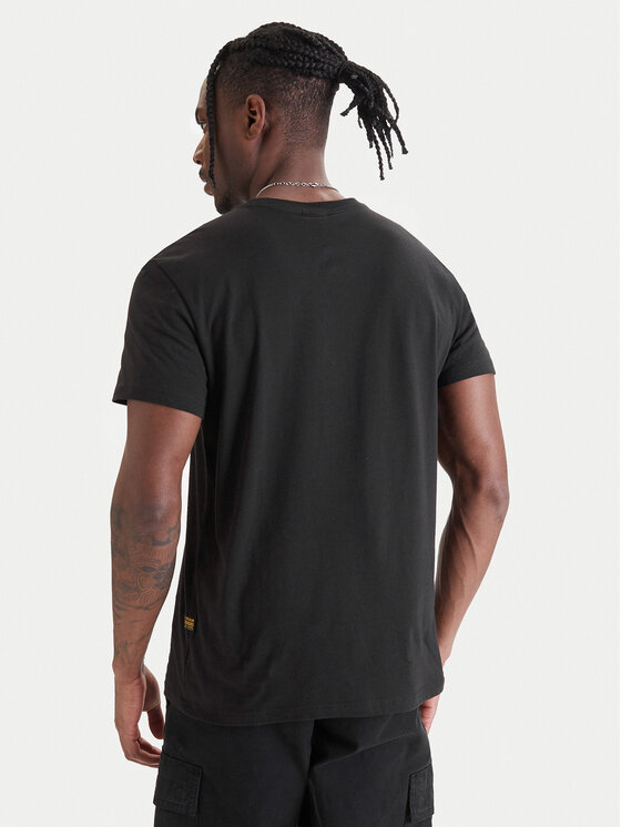 G-Star Raw G-Star Raw Tričko Base-S D16412-336-6484 Čierna Regular Fit